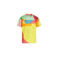 모스키노 Moschino Multi Colorblock Oversized Logo T-Shirt A0718-5240-1888