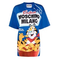 모스키노 Moschino Tony The Tiger Oversized T-Shirt In Blue A0778-1040-1299