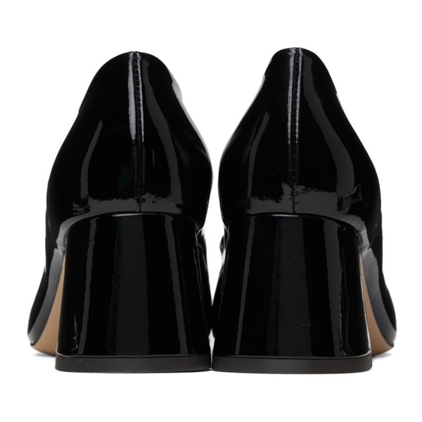  모스키노 Moschino Black Puffy Bow Heels 231720F122004