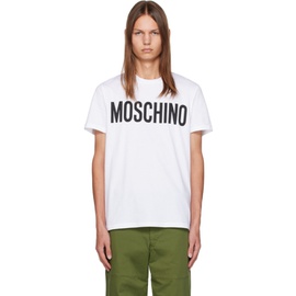 모스키노 Moschino White Crewneck T-Shirt 232720M213002