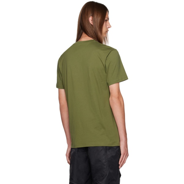  모스키노 Moschino Green Crewneck T-Shirt 232720M213003