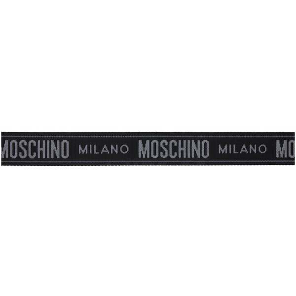  모스키노 Moschino Black Tape Belt 231720M131010