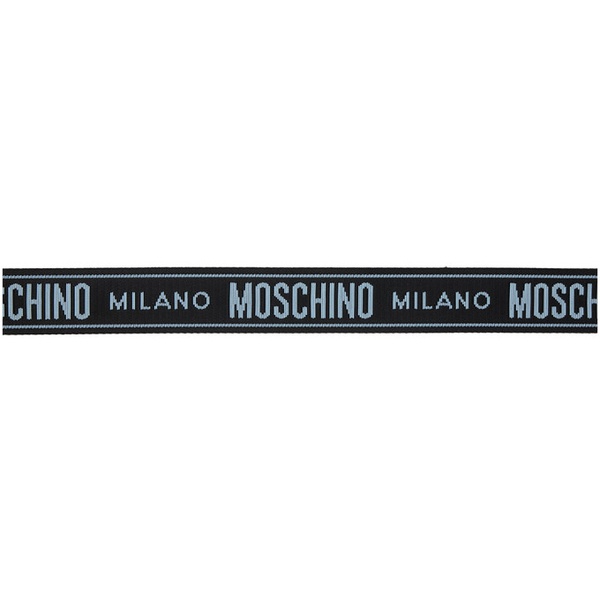  모스키노 Moschino Black Tape Belt 231720M131013