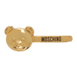 모스키노 Moschino Gold Teddy Family Hair Clip 241720F021000