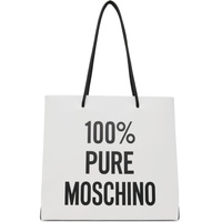 White 100% PURE 모스키노 MOSCHINO Tote 241720F049001