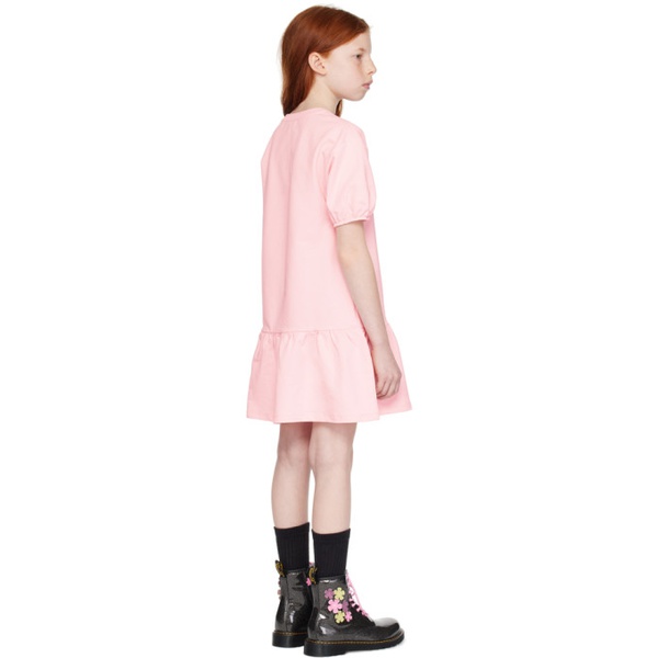  모스키노 Moschino Kids Pink Teddy Dress 241720M702001