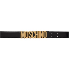 모스키노 Moschino Black Logo Belt 232720F001006