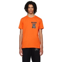 모스키노 Moschino Orange Teddy Bear T-Shirt 232720M213016