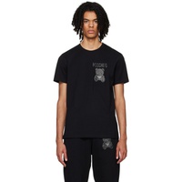 모스키노 Moschino Black Teddy Bear T-Shirt 232720M213017