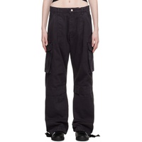 모스키노 Moschino Jeans Black Cargo Jeans 232132F069002
