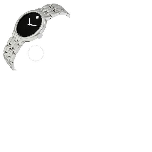  Movado Classic Black Dial Stainless Steel Mens Watch 0606337
