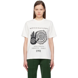 뮤지엄 오브 피스 앤 콰이엇 Museum of Peace & Quiet White Mano Curativa T-Shirt 241554F110003