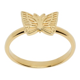 니들스 NEEDLES Gold Papillon Ring 232821M147000