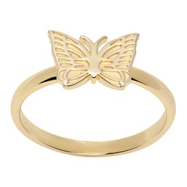 니들스 NEEDLES Gold Papillon Ring 241821M147000