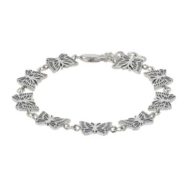 니들스 NEEDLES Silver Papillon Bracelet 241821M142000