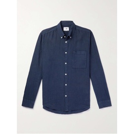 NN07 Arne Button-Down Collar Linen Shirt 1647597308047161
