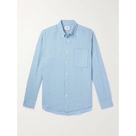 NN07 Arne Button-Down Collar Linen Shirt 1647597308047216