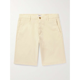 NN07 Crown 1005 Straight-Leg Garment-Dyed Stretch-Cotton Twill Shorts 1647597308046385
