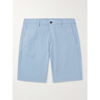 NN07 Crown 1005 Straight-Leg Garment-Dyed Stretch-Cotton Twill Shorts 1647597308047116