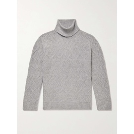 NN07 Bert Cable-Knit Rollneck Sweater 43769801097317106