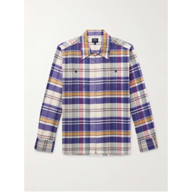 노아 NOAH Checked Cotton-Flannel Overshirt 1647597328061444