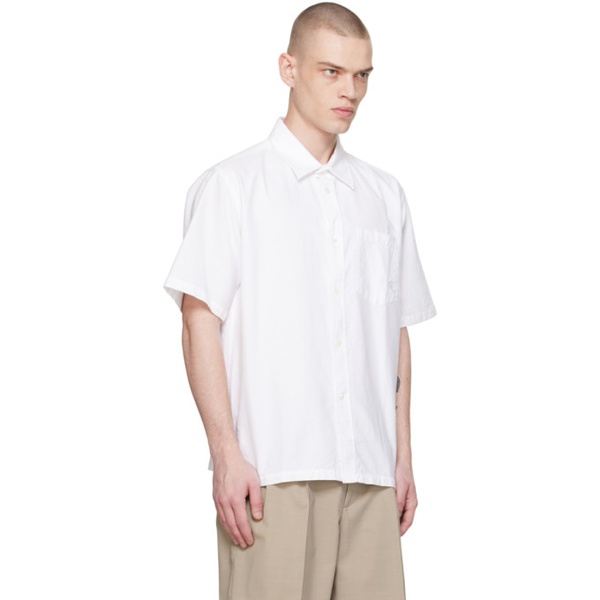  노스 프로젝트 NORSE PROJECTS White Ivan Shirt 241116M192029