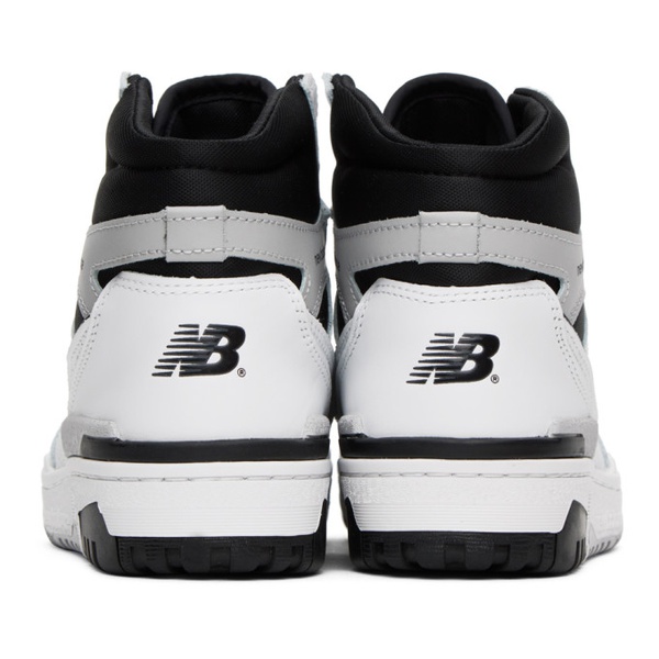 뉴발란스 뉴발란스 New Balance White & Black 650 Sneakers 231402M236005
