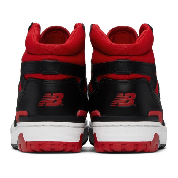 뉴발란스 뉴발란스 New Balance Black & Red 650R Sneakers 231402M236002