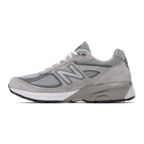 뉴발란스 뉴발란스 New Balance Gray Made in USA 990v4 Core Sneakers 241402M237010