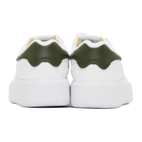 뉴발란스 뉴발란스 New Balance White & Green CT302 Sneakers 241402F128082