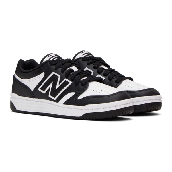 뉴발란스 뉴발란스 New Balance White & Black 480 Sneakers 241402F128010