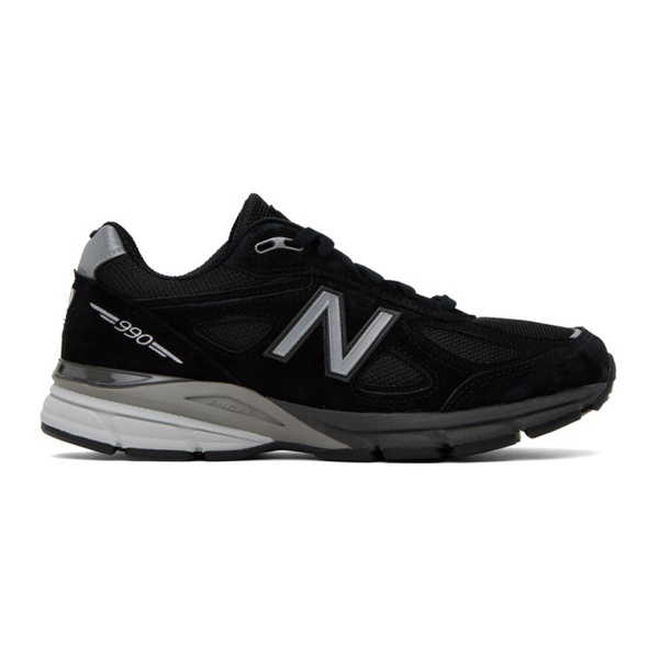 뉴발란스 뉴발란스 New Balance Black Made in USA 990v4 Sneakers 241402M237011