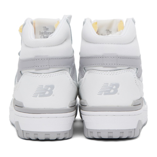 뉴발란스 뉴발란스 New Balance White 650 Sneakers 241402M236003
