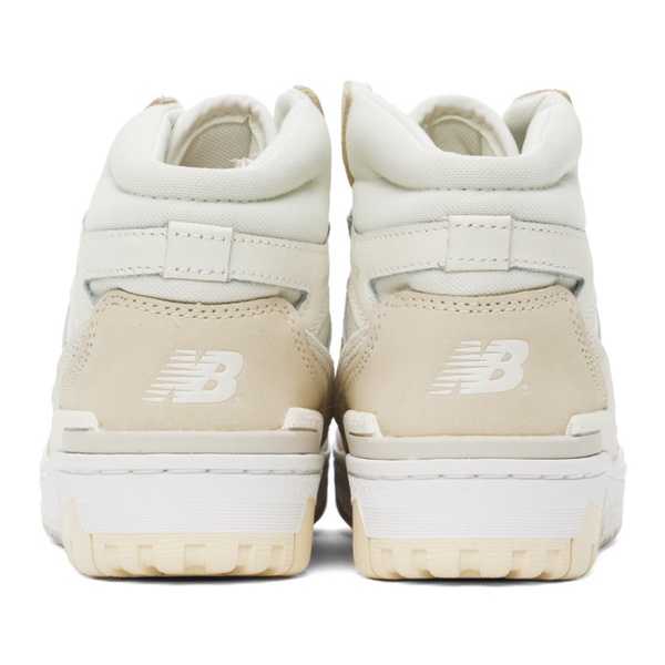 뉴발란스 뉴발란스 New Balance 오프화이트 Off-White & Beige 650R Sneakers 231402F127006