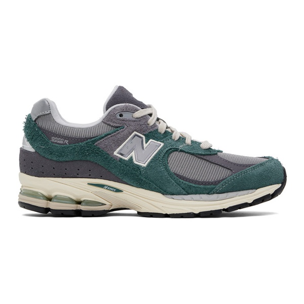 뉴발란스 뉴발란스 New Balance Gray & Green 2002R Sneakers 241402M237136