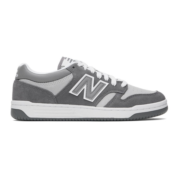 뉴발란스 뉴발란스 New Balance Gray 480 Sneakers 241402F128251