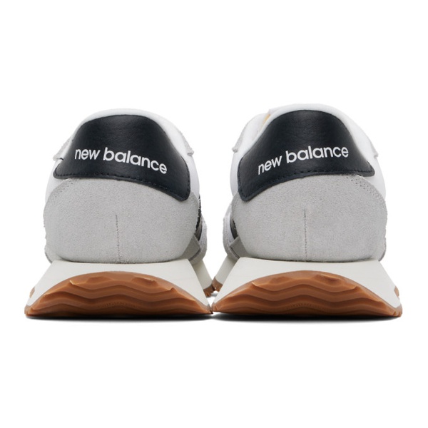 뉴발란스 뉴발란스 New Balance White & Gray 237 Sneakers 241402M237130