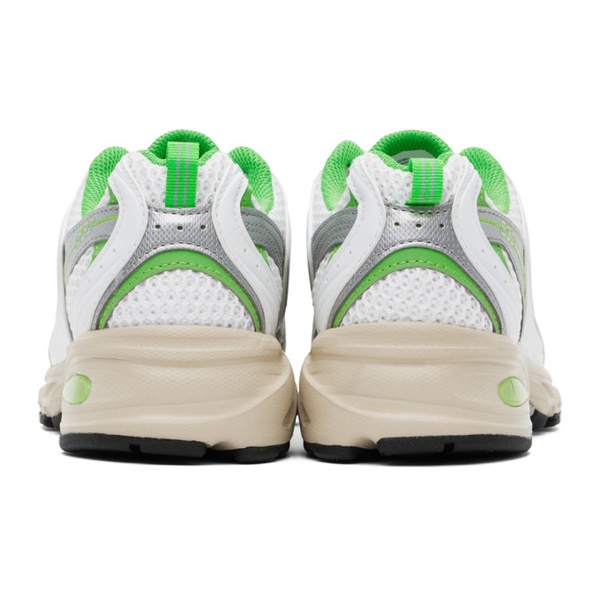 뉴발란스 뉴발란스 New Balance White & Green 530 Sneakers 241402M237132
