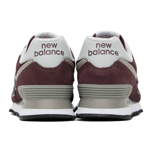 뉴발란스 뉴발란스 New Balance Burgundy 574 Core Sneakers 241402M237098