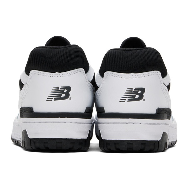 뉴발란스 뉴발란스 New Balance White & Black BB550 Sneakers 241402F128160
