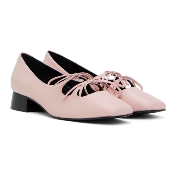  Nicole Saldana SSENSE Exclusive Pink Isabel Ballerina Flats 241012F118007