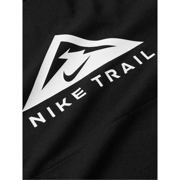 나이키 NIKE RUNNING Trail Magic Hour Logo-Print Cotton-Blend Dri-FIT Hoodie 1647597322578635