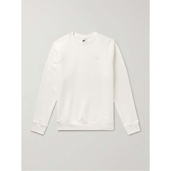 나이키 NIKE Sportswear Club Logo-Embroidered Cotton-Blend Tech Fleece Sweatshirt 1647597331670122