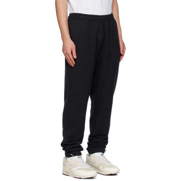 나이키 Nike Black Embroidered Lounge Pants 231011M190051