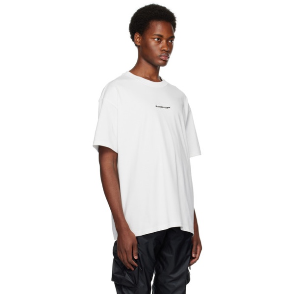 나이키 Nike White Printed T-Shirt 232011M213021