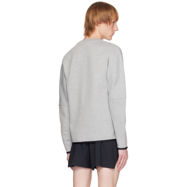나이키 Nike Gray Sportswear Tech Sweatshirt 231011M204018