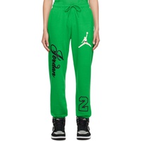 나이키 조던 Nike Jordan Green Graphic Lounge Pants 232445F086001