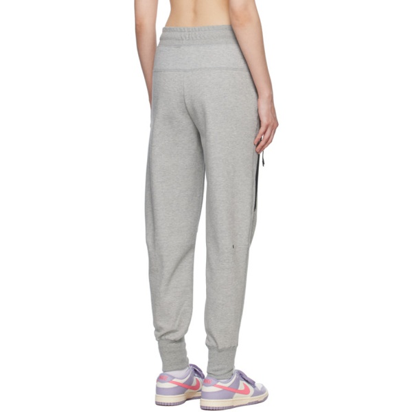 나이키 Nike Gray Sportswear Tech Lounge Pants 232011F086003