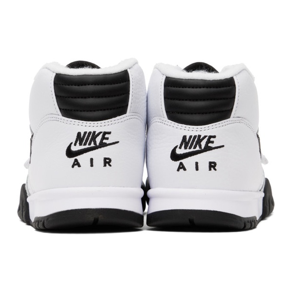 나이키 Nike White & Black Air Trainer 1 Sneakers 232011M237109