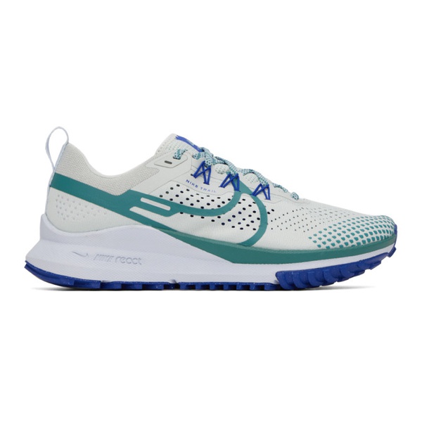 나이키 Nike Green & Blue Pegasus Trail 4 Sneakers 231011M237190